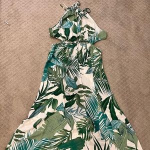 Tropical Maxi Cover Up Dress